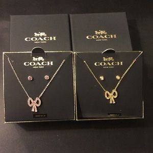 COACH - NECKLACE & EARRINGS (NWT)